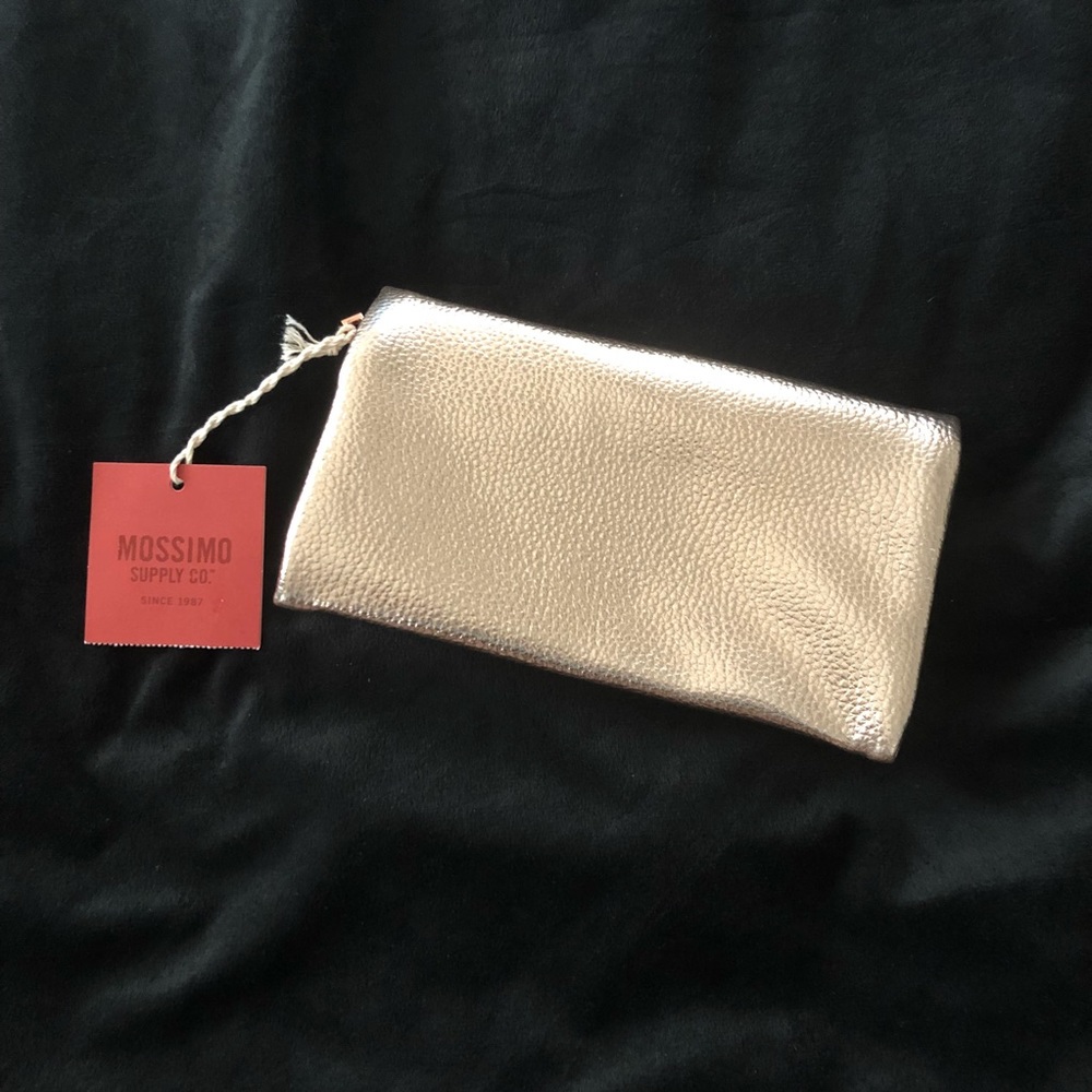 Metallic gold clutch/purse